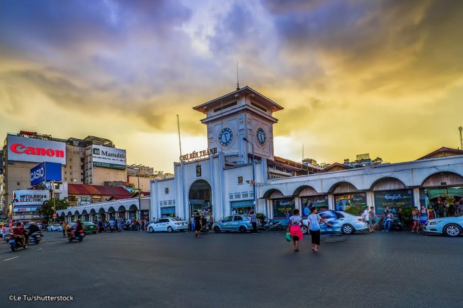 Ben thanh market 1024x682 - Experience Old Saigon On Vespa