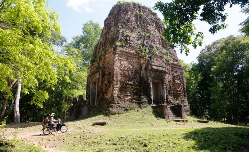 Sambor prei kuk temple - Cambodia Dirt Bike Tour from Angkor to the Coast