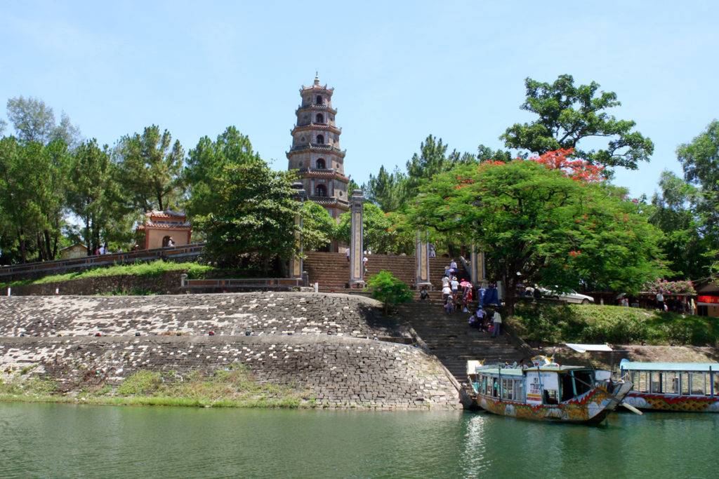 Thien Mu pagoda1 1024x683 - Hue daily Motorbike Tour to the Traditional Villages