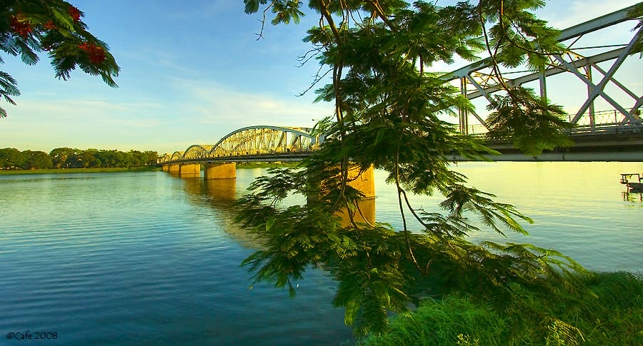 Trang Tien Bridge across the Perfume River - Stellar Vietnam motorbike tour on Ho Chi Minh trails and coastline - 15 Days