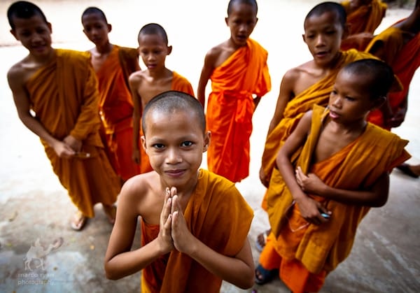 Cambodia Angkor Watt Monks - PHNOM PENH CAPITAL