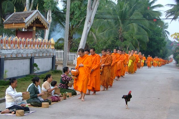 Monks in Luang Prabang - LUANG PRABANG AND AROUND