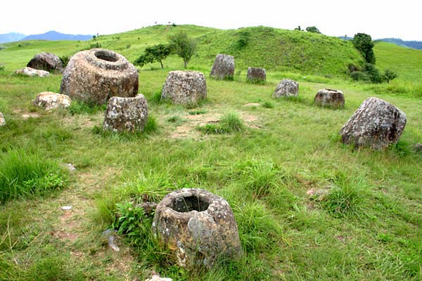 Plain of Jars in Laos - UNLIMITED INDOCHINA MOTORCYCLE TOUR FROM VIETNAM TO LAOS AND CAMBODIA - 21 DAYS