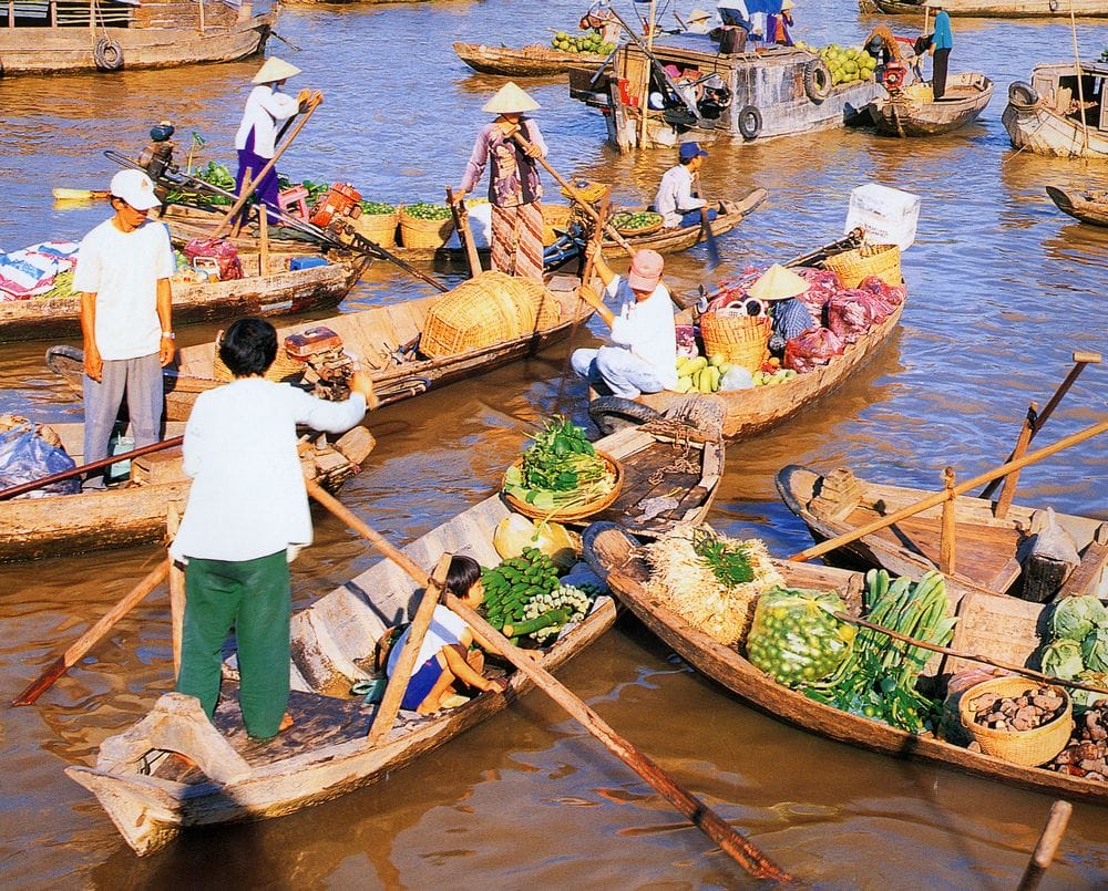 Floating Market - Tien Giang Province