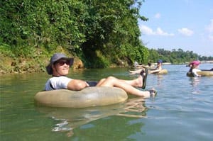 Tubing in Vang Vieng - VANG VIENG