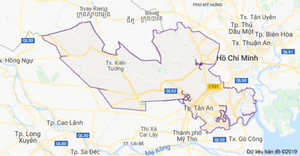 long an province location scaled - LONG AN PROVINCE