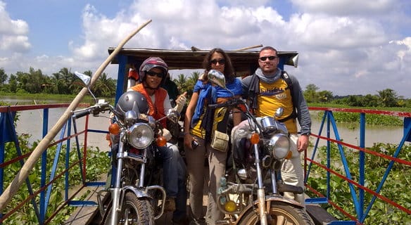 Vietnam motorbike tour into Mekong Delta