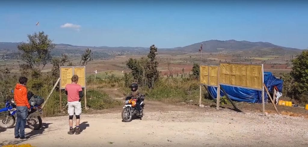 Burma off-road motorcycle tour