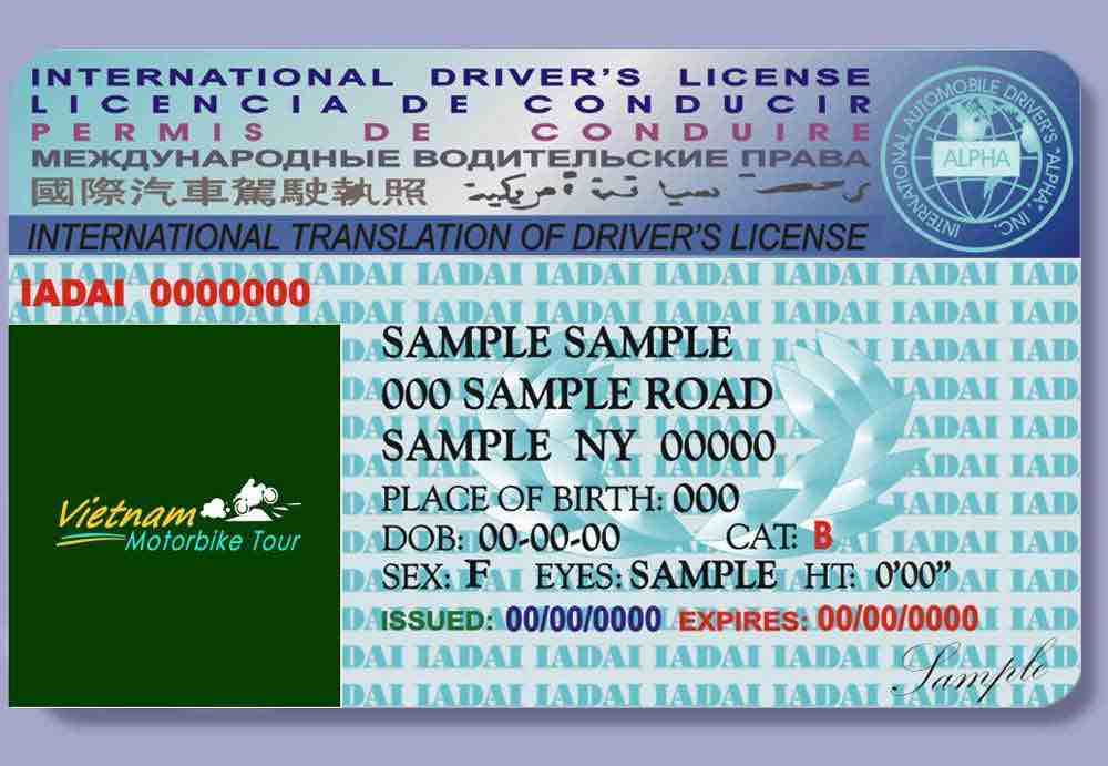 International Driver&rsquo;s License in Vietnam - How to obtain the International Driver&rsquo;s License in Vietnam ?