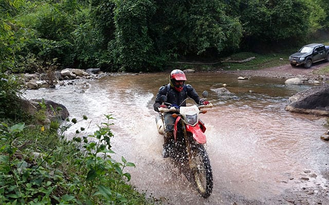 Luang Prabang Motorbike Tour to Elephant Camp, Kuang Si Falls