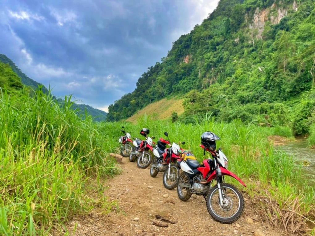 hanoi motorbike tour to babe lake 1 scaled - Exotic Hanoi Offroad Motorbike Tour to Ta Xua Peak - 2 Days