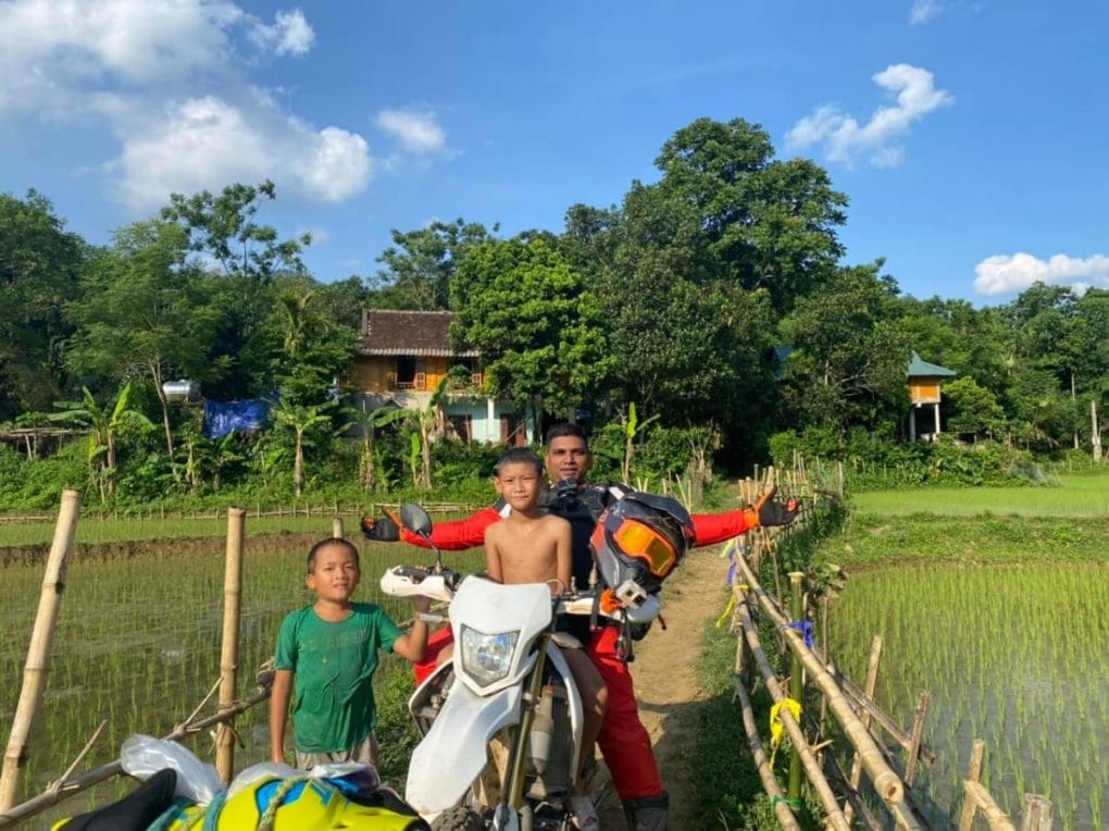 hanoi motorcycle tour to mai chau scaled - BLOCKBUSTER HANOI MOTORBIKE TOUR TO HOI AN VIA HO CHI MINH TRAILS AND DMZ