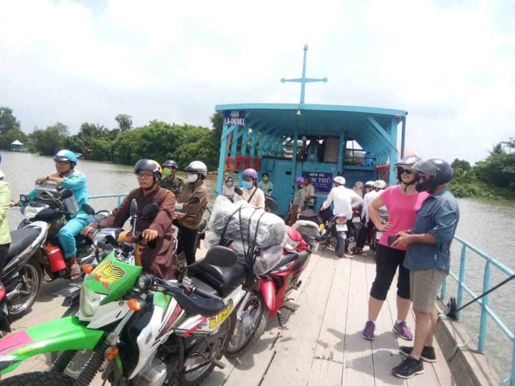 floating market on mekong delta 1 1024x768 - Best Highlights of Vietnam Motorbike Tour to Mekong Delta from Saigon