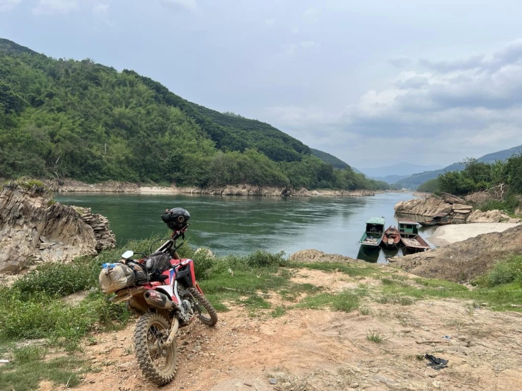 intense laos dirt bike tour from luang prabang to vientiane 14 days 1024x768 - Enthralling Laos Motorcycle Tour from Vientiane to Vang Vieng, Phou Khao Khouay