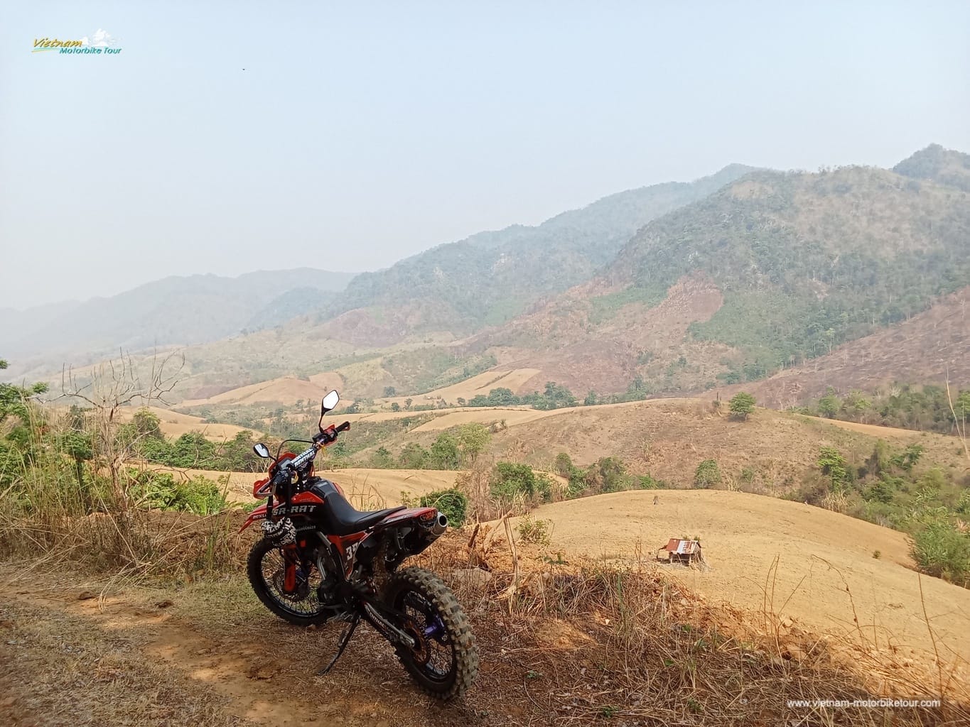 laos dirt motorbike tour1 - Scenic Laos Motorbike Tour from Luang Prabang to Pak Beng, Houay Xai, Luang Nam Tha