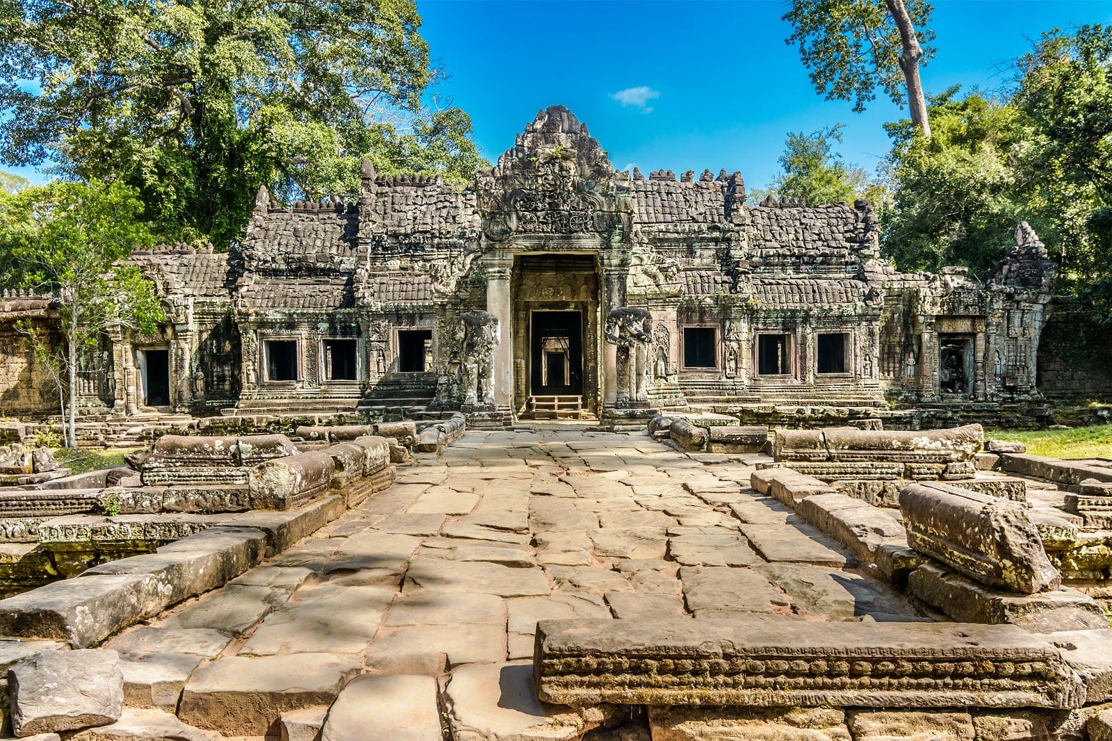 preah khan 2 - Mystical Cambodia motorcycle tour from Phnom Penh to Sambor Prei Kuk, Preah Khan Temple