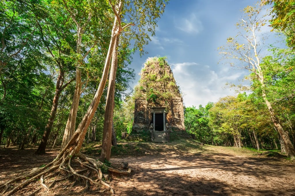 Sambor Prei Kuk Archaeological Site 1 - Mystical Cambodia motorcycle tour from Phnom Penh to Sambor Prei Kuk, Preah Khan Temple