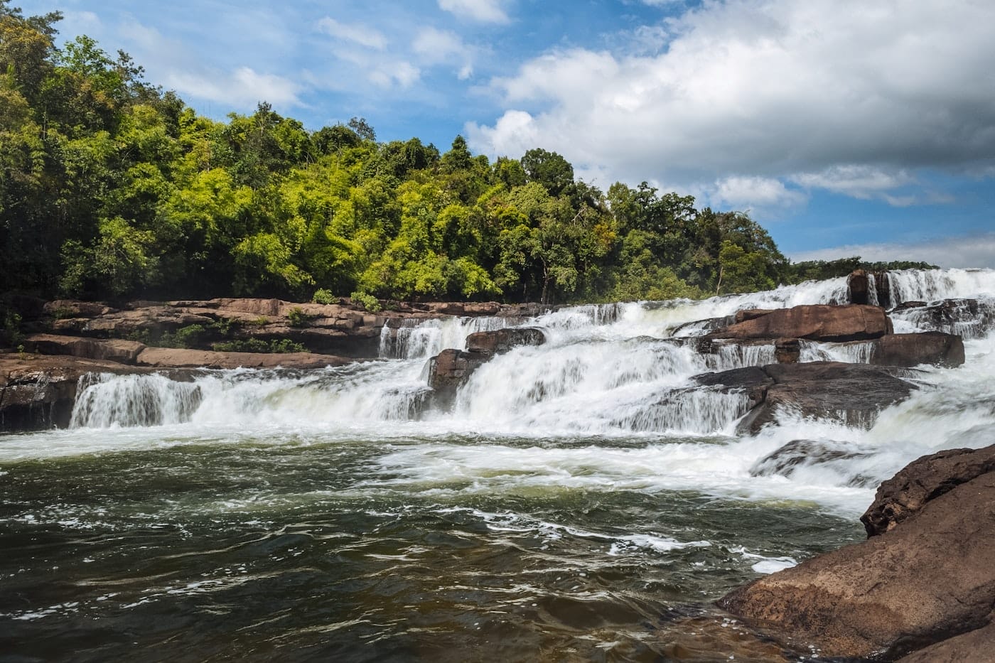 Tatai Waterfall - Dynamic Cambodia Off-road Motorcycle Tour: Phnom Penh to Kep & Koh Kong