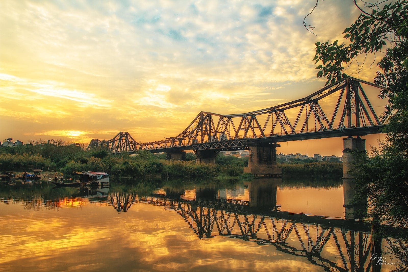 Long Bien Bridge - The Best Places You Must Visit on Hanoi Motorbike Tours