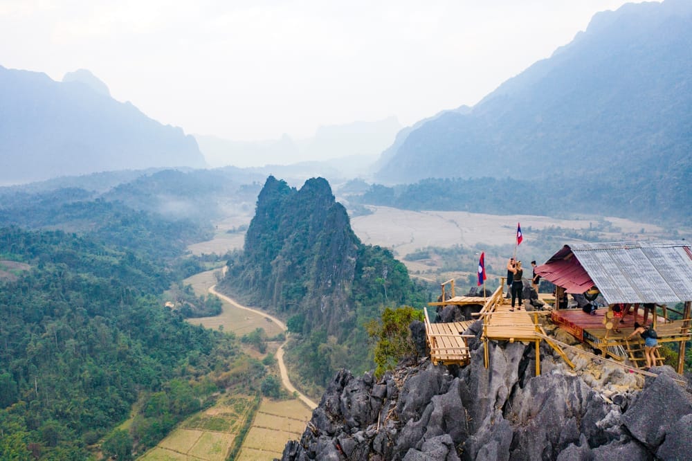 vang vieng namxay view point - Top Scenic Routes for Laos Motorbike Tours: Adventure, Culture & Off-Road Thrills